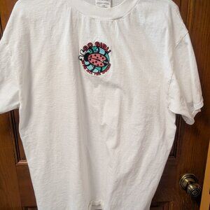 Womens Vintage "Go Girl into all the world", size Large